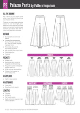 Palazzo Pants | Stretch PDF Sewing Pattern